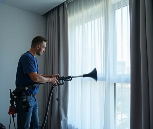Professional drapes cleaning process tools Matty Curtain Cleaning burleigh-heads